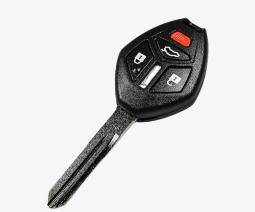 Carcasa Llave Mitsubishi 3 + 1 Botones Paso Derecho