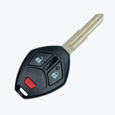 Carcasa Llave Mitsubishi 2 + 1 Botones Paso Izquierdo