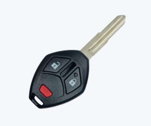 Carcasa Llave Mitsubishi 2 + 1 Botones Paso Izquierdo