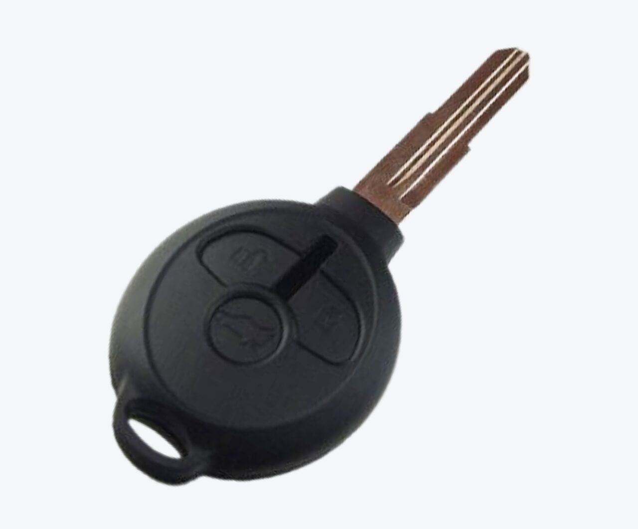 Carcasa Llave Mitsubishi 3 Botones Circular Sin Logo