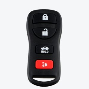 Carcasa Control Nissan 3 + 1 Botones Llavero