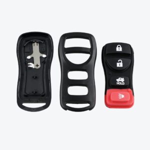 Carcasa Control Nissan 3 + 1 Botones Llavero