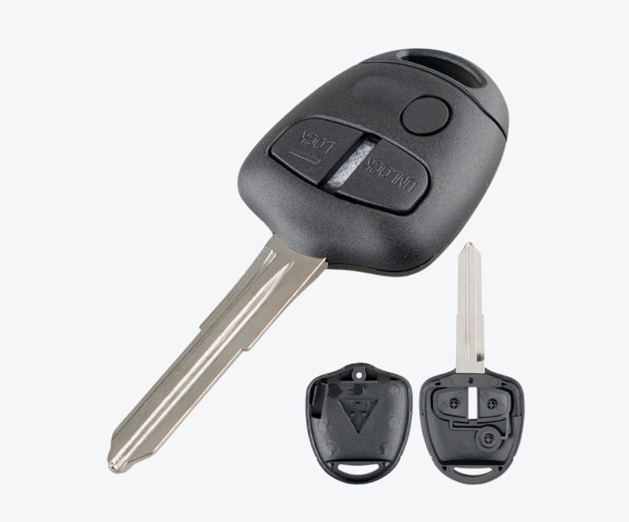 Carcasa Llave Mitsubishi 3 Botones Paso Izquierdo L200