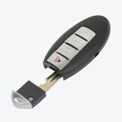 Carcasa Telemando Presencia Nissan 3 + 1 Botones Con Llave De Emergencia