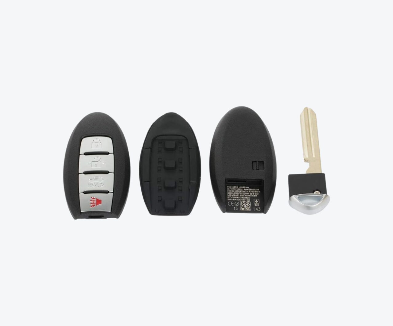 PAGINA WEB - 2025-09-06T115936.441 Carcasa Telemando Presencia Nissan 3 + 1 Botones Con Llave De Emergencia