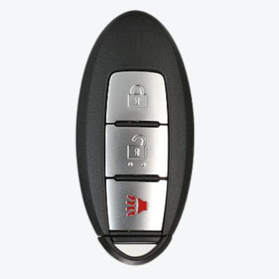 Carcasa Telemando Presencia Nissan 2 + 1 Botones Con Llave De Emergencia