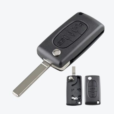 Carcasa Sevillana Peugeot 3 Botones (Autito) Con Porta Pilas CE0536