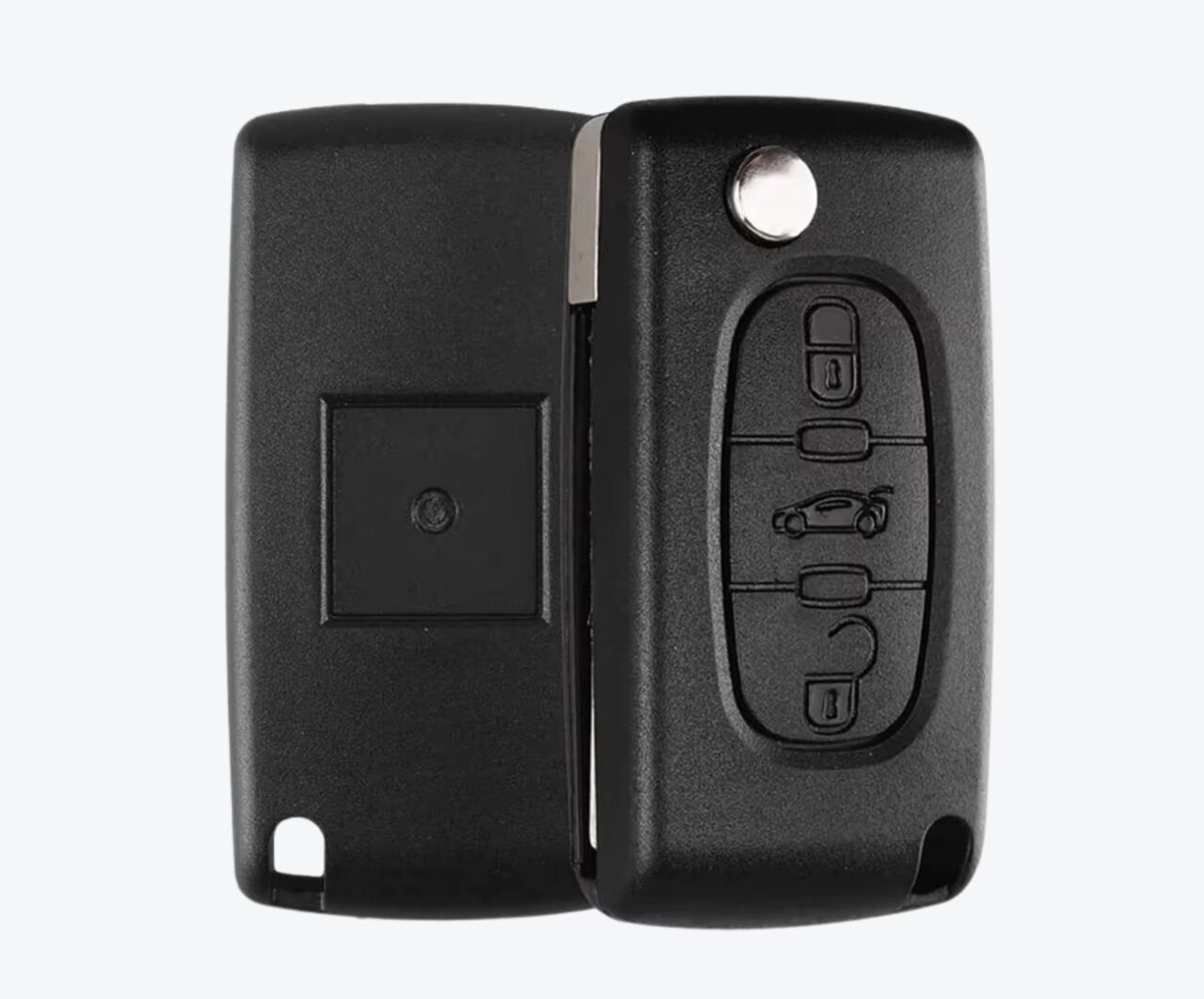 Carcasa Sevillana Peugeot 3 Botones (Autito) Sin Porta Pilas CE0523