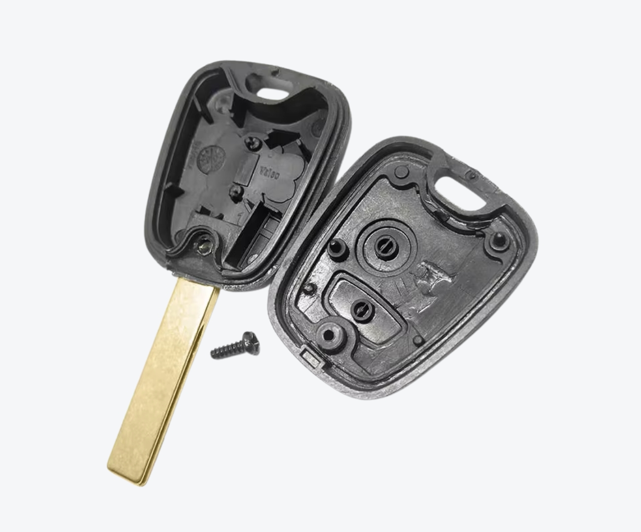 Carcasa Llave Peugeot 2 Botones 307 Linea Vieja - Imagen 2