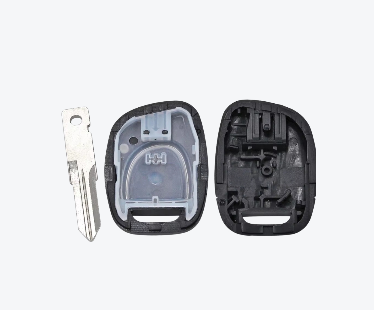 Carcasa Llave Renault Kangoo 98 1 Boton Sin Porta Pilas - Imagen 3