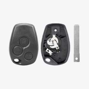 Carcasa Llave Renault Sandero 3 Botones Mapa