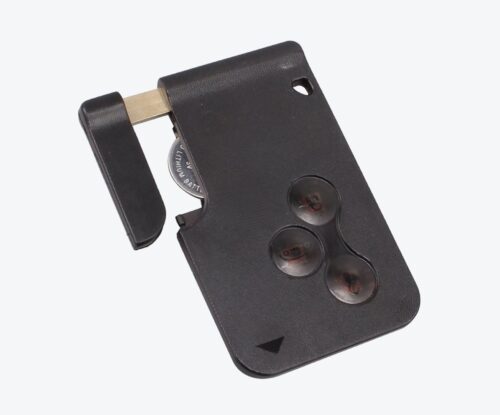 Carcasa Tarjeta Megane 3 Botones Con Llave De Emergencia