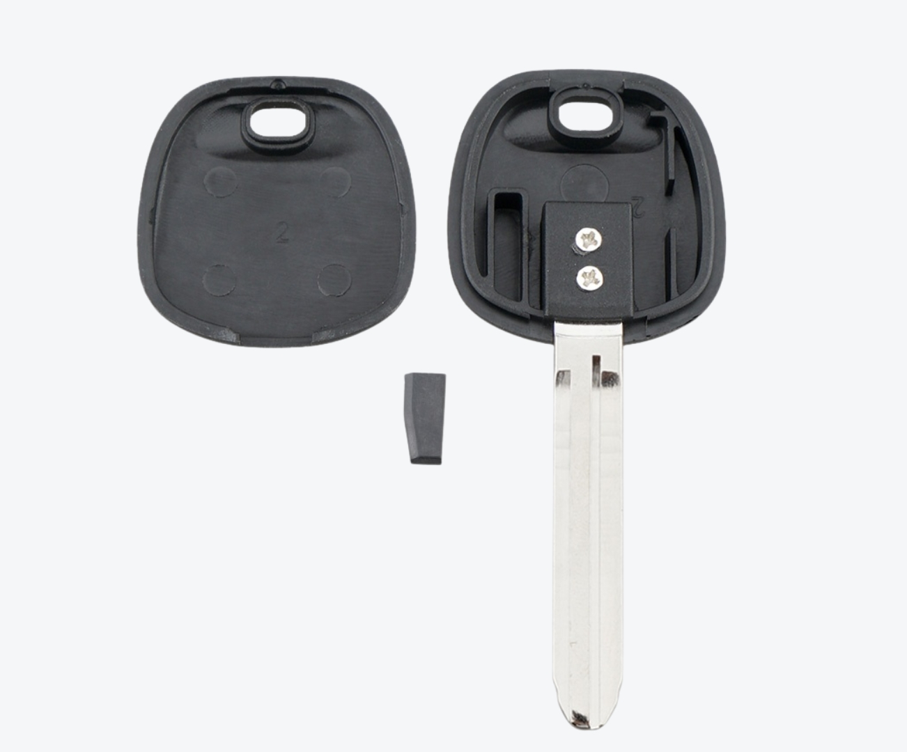 Llave Porta Chip Toyota Toy43 Para Tpx - Imagen 2