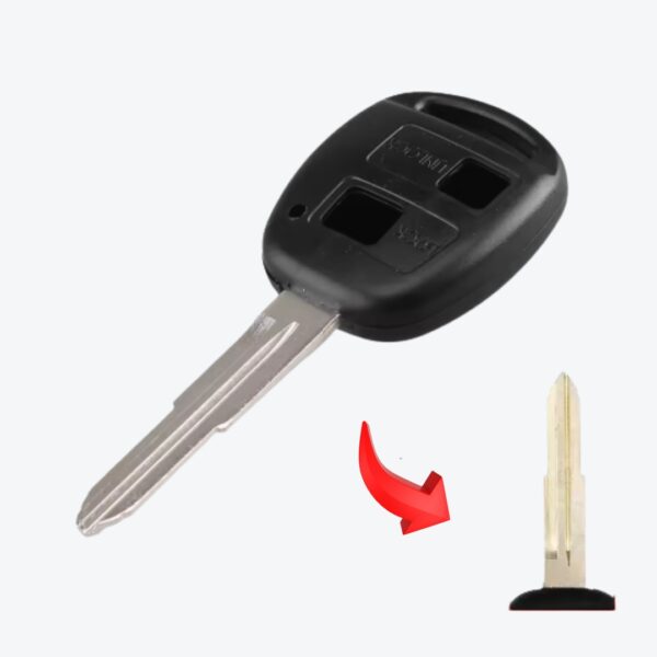 Carcasa Llave Toyotas 2 Botones Toy41 Sh2 Toyota