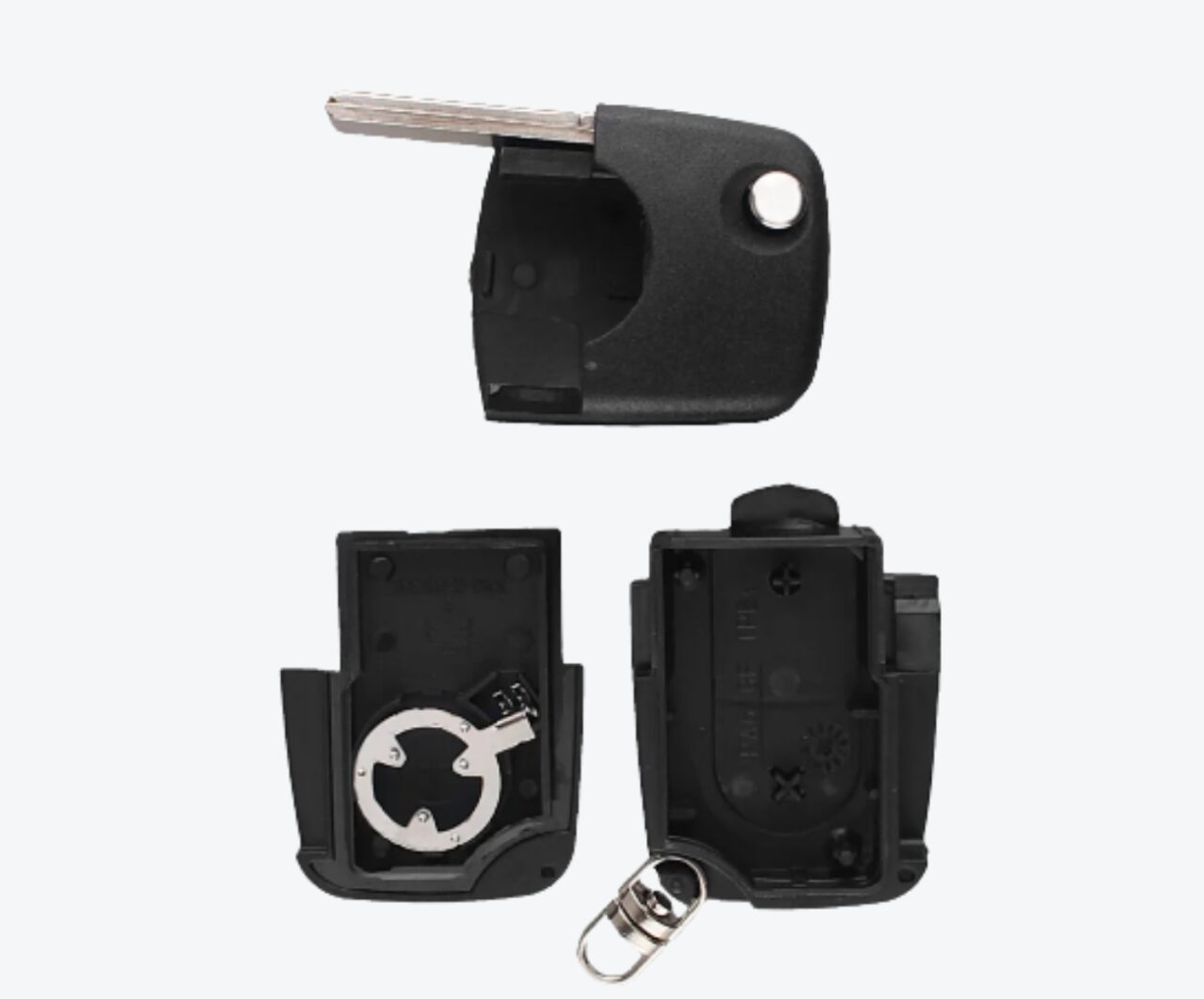 Carcasa Sevillana 2 Botones Volkswagen Encastre Redondo Desmontable