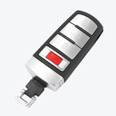 Carcasa Telemando Presencia Volkswagen 3 + 1 Botones Con Llave De Emergencia