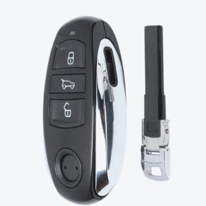 Carcasa Telemando Presencia Volkswagen Touareg 3 Botones Con Llave De Emergencia Plastica