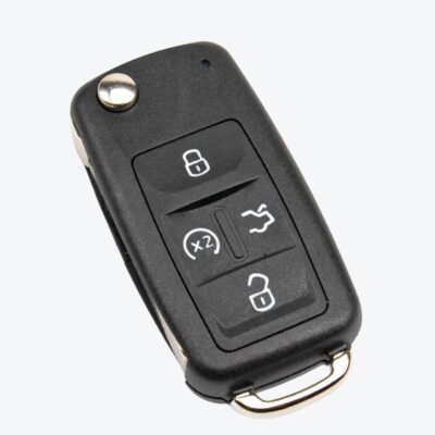 Carcasa Sevillana Volkswagen 4 Botones Enteriza Hu66
