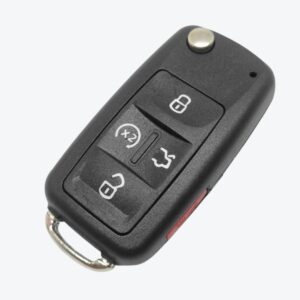 Carcasa Sevillana Volkswagen 4 + 1 Botones Enteriza Hu66