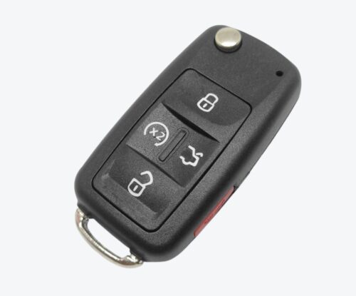 Carcasa Sevillana Volkswagen 4 + 1 Botones Enteriza Hu66