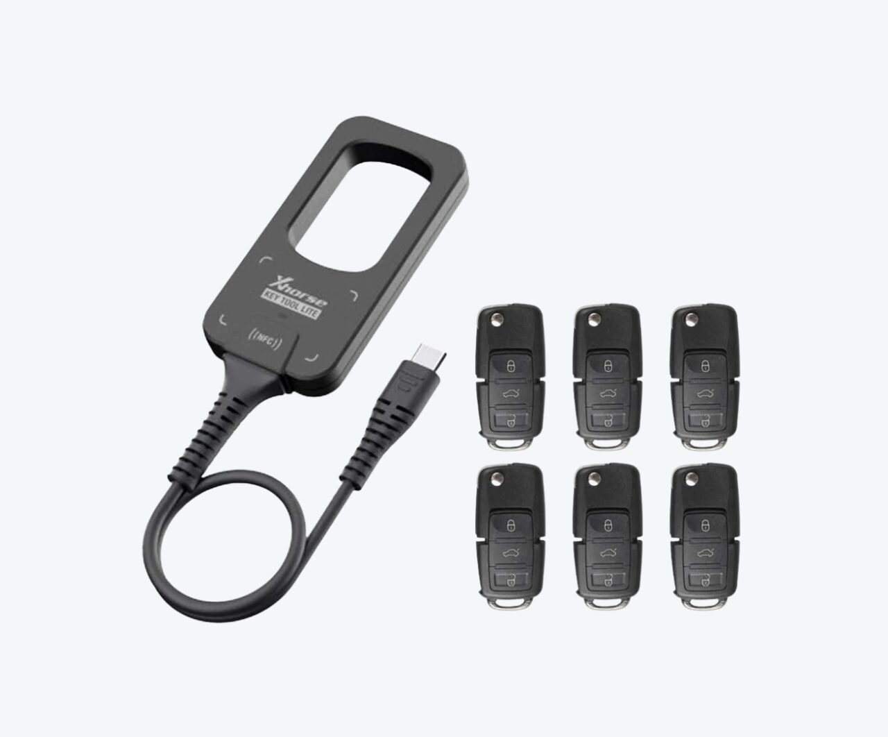 PAGINA WEB - 2025-10-30T171104.466 Programador Xhorse Vvdi Bee Key Tool Lite Con 6 Controles Remotos XKB501EN