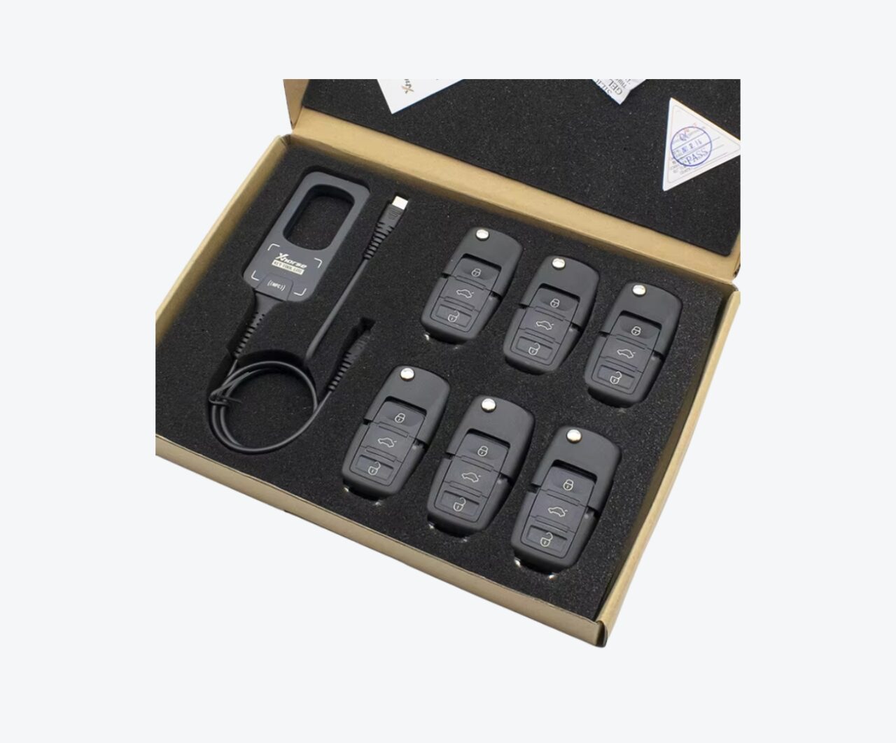 PAGINA WEB - 2025-10-30T171955.489 Programador Xhorse Vvdi Bee Key Tool Lite Con 6 Controles Remotos XKB501EN