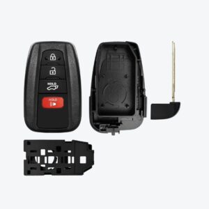 PAGINA WEB (3) Carcasa Telemando Presencia Toyota Suv 3 + 1 Botones