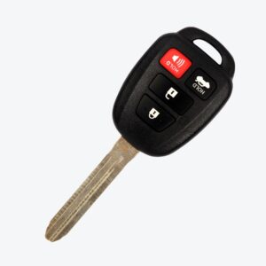 PAGINA WEB (4) Carcasa Llave Toyota Yaris 3 + 1 Botones