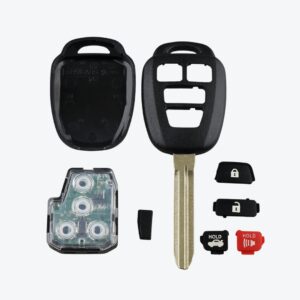 PAGINA WEB (5) Carcasa Llave Toyota Yaris 3 + 1 Botones