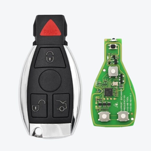 Telemando Completo Xhorse XNBZ02 3 + 1 Botones Para Mercedes Benz