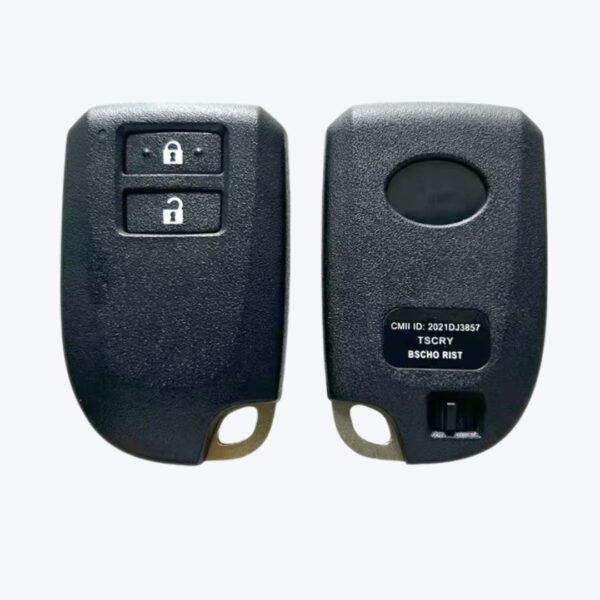 Carcasa Telemando Presencia 2 Botones Yaris Con Llave De Emergencia Toyota