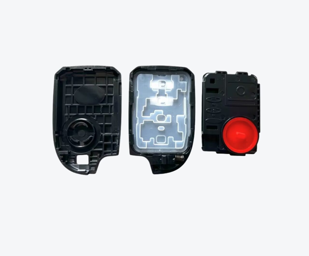 PAGINA WEB (7) Carcasa Telemando Presencia 2 Botones Yaris Con Llave De Emergencia