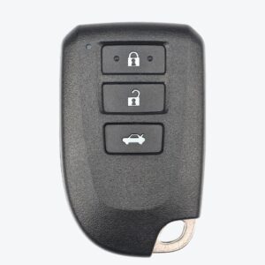 Carcasa Telemando Presencia Toyota 3 Botones Con Llave De Emergencia