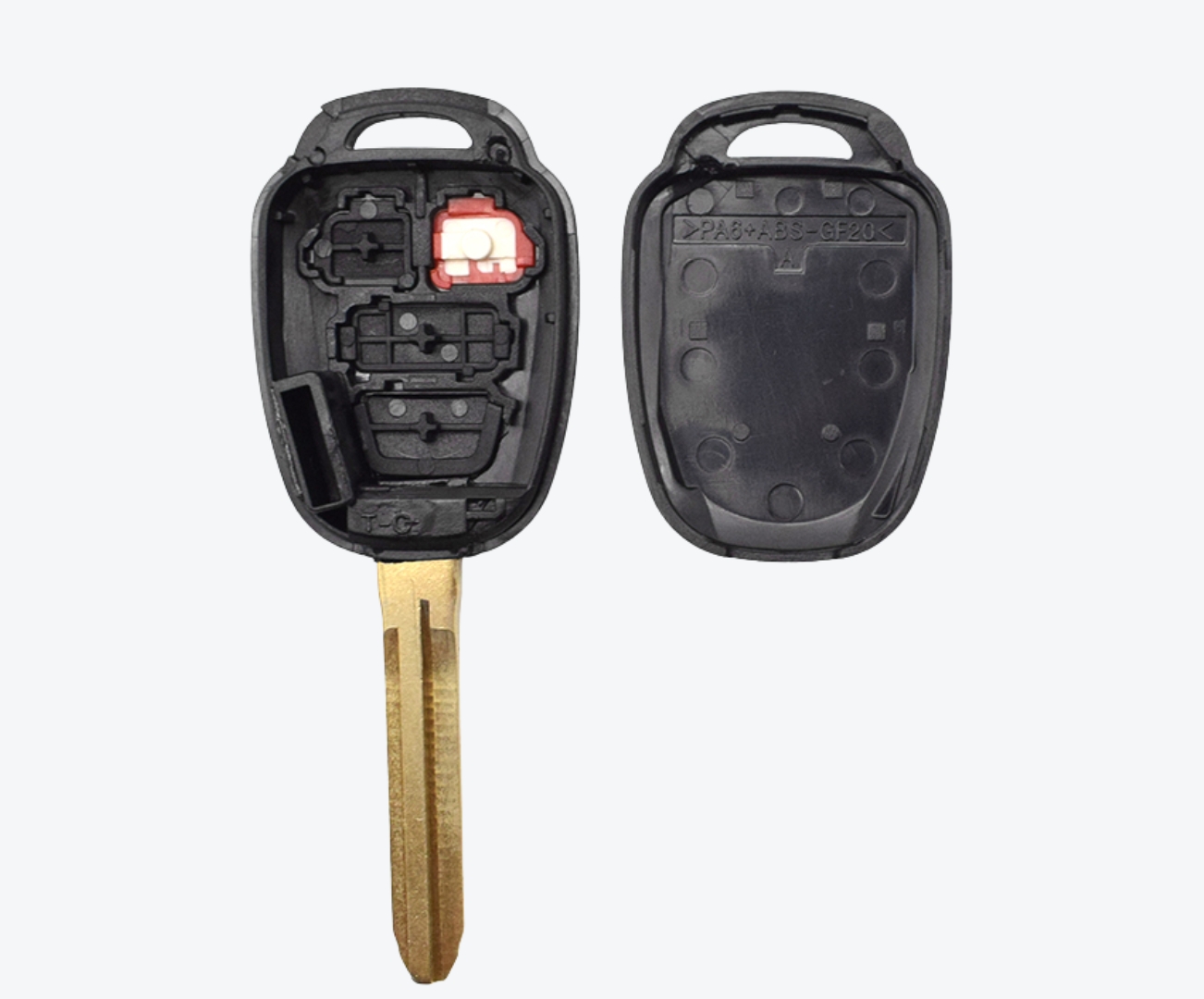 Carcasa Llave Toyota Rav 4 3 + 1 Botones - Imagen 2