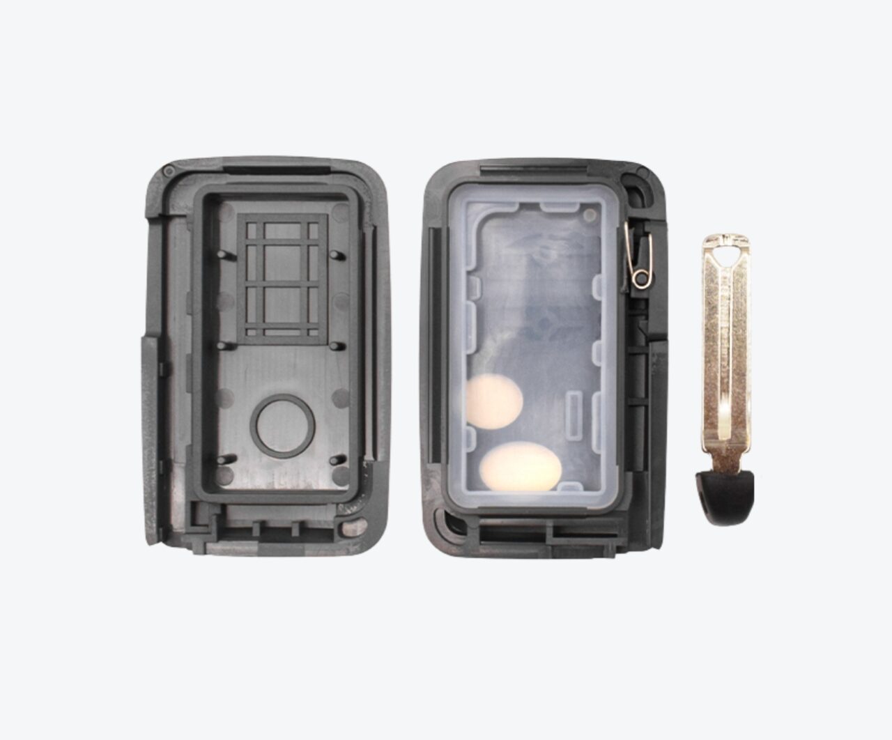 PAGINA WEB (85) Carcasa Telemando Toyota Camry 2 Botones Con Llave De Emergencia