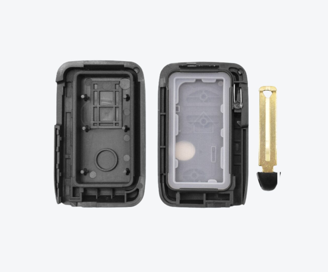 PAGINA WEB (87) Carcasa Telemando Toyota Camry 2 + 1 Botones Con Llave De Emergencia