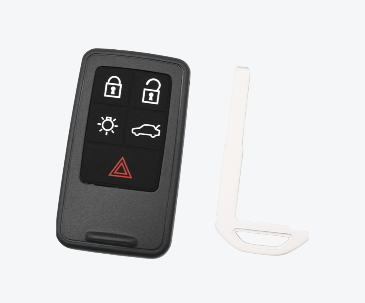 PAGINA WEB (91) Carcasa Telemando Presencia Volvo 4 + 1 Botones Con Llave De Emergencia