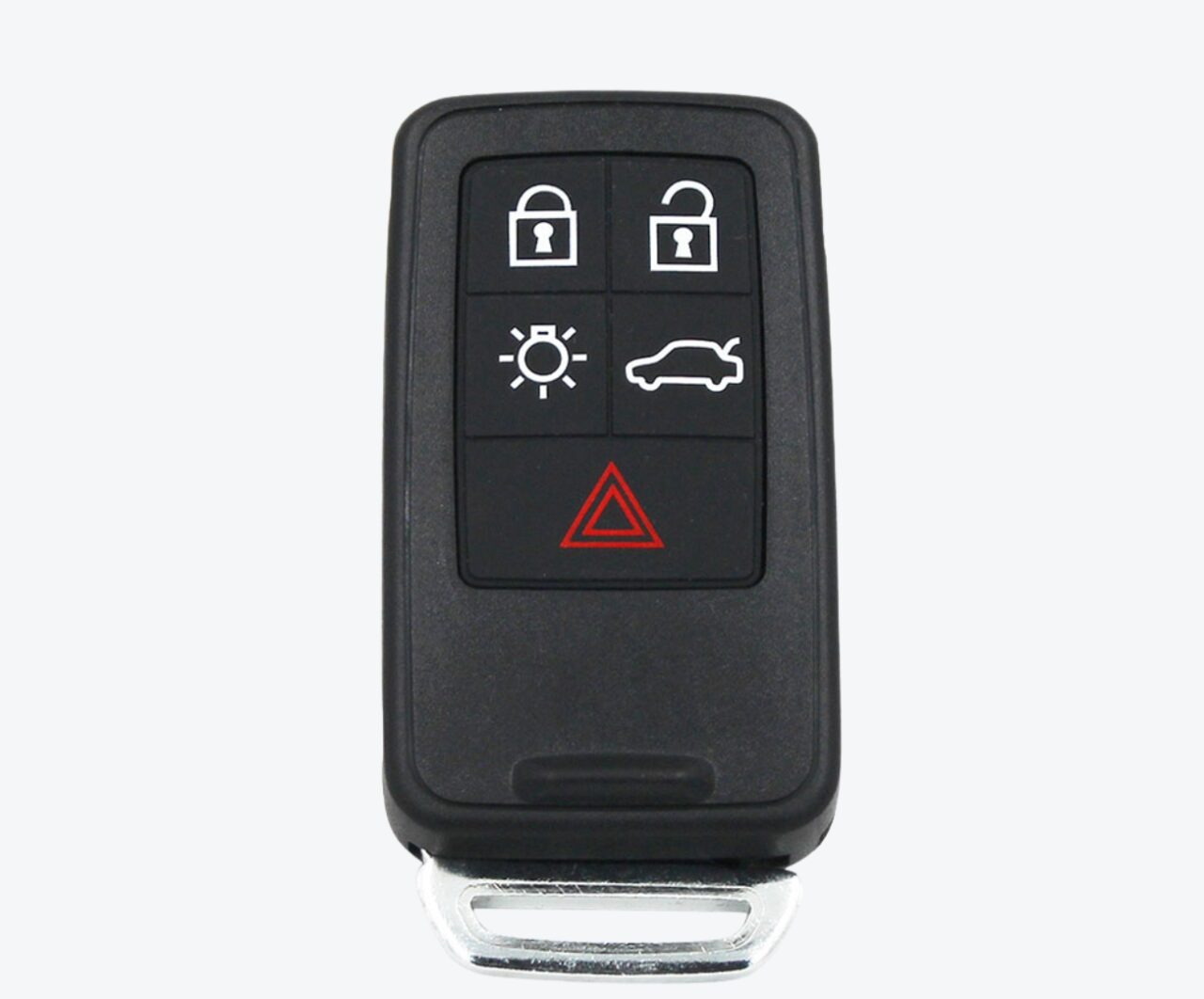 PAGINA WEB (95) Carcasa Telemando Presencia Volvo 4 + 1 Botones Con Llave De Emergencia Distinto Porta Pilas