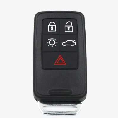 Carcasa Telemando Presencia Volvo 4 + 1 Botones Con Llave De Emergencia Distinto Porta Pilas