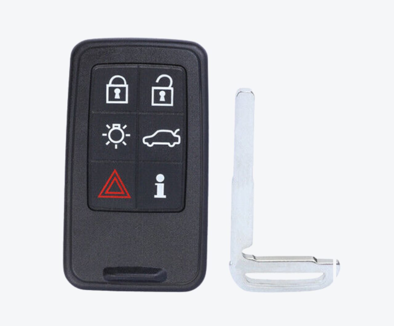 PAGINA WEB (97) Carcasa Telemando Presencia Volvo 5 + 1 Botones Con Llave De Emergencia