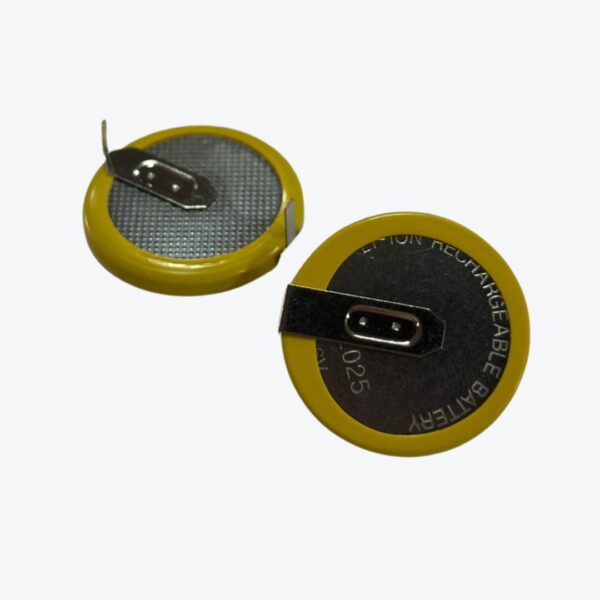 Bateria Recargable 2025 3.6V 1 Pin Fino 1 Grueso