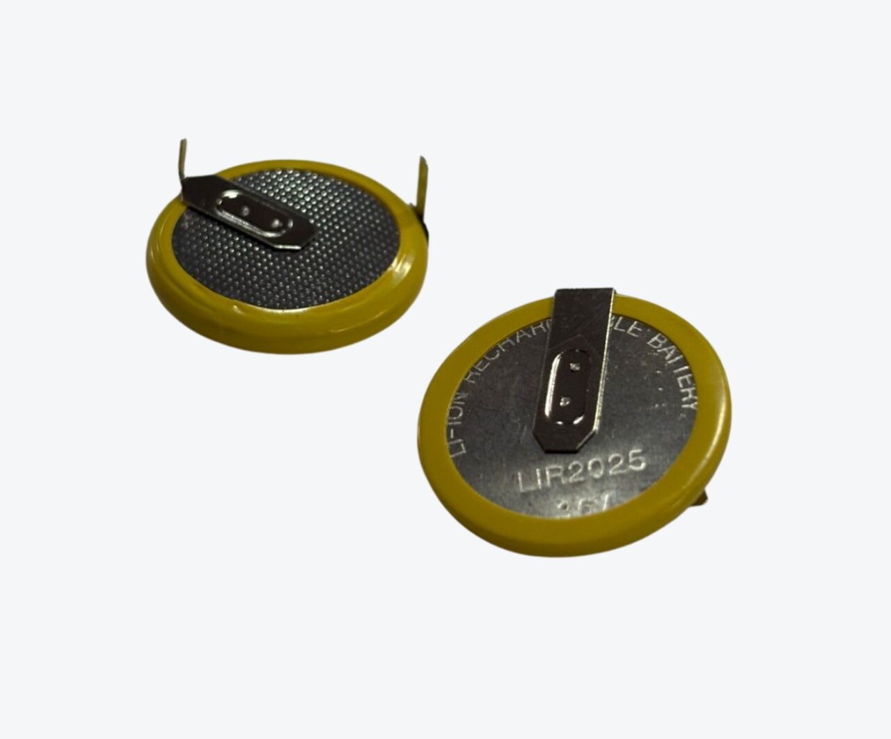 Bateria Recarglable 2025 3.6V Contactos Posicion Desparejas