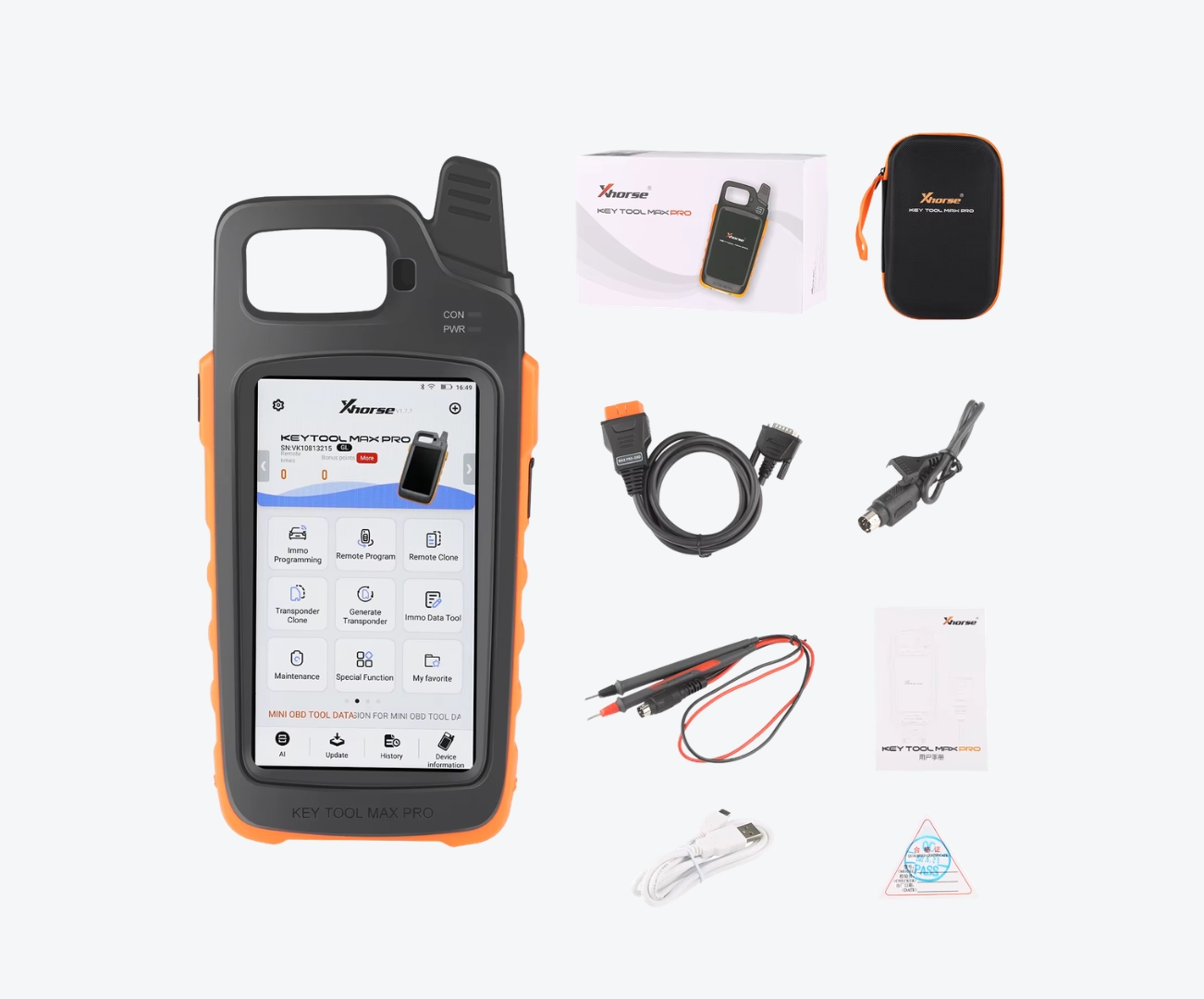 Xhorse Key Tool Max Pro vista principal